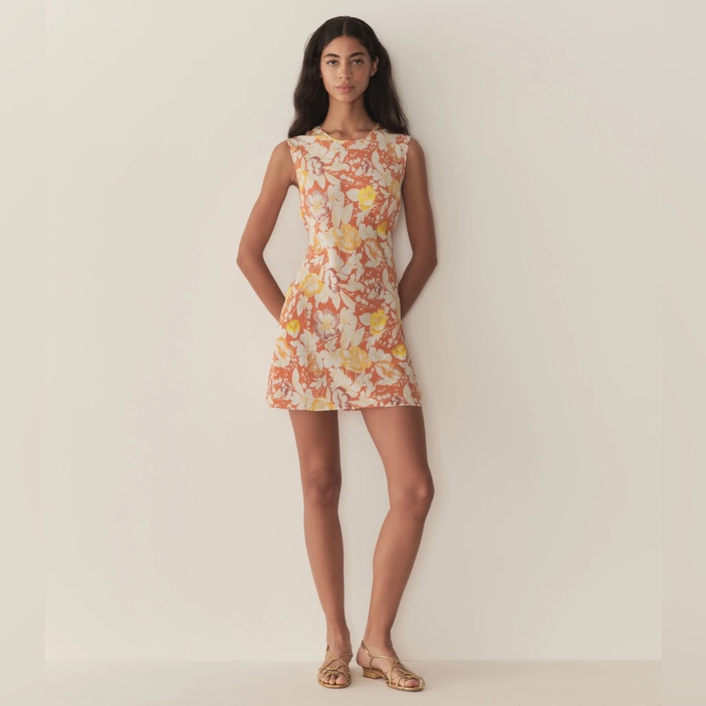 Doen alamere dress in sienna anemone bloom NWT